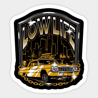 Low Life Low Rider Car Design Sticker